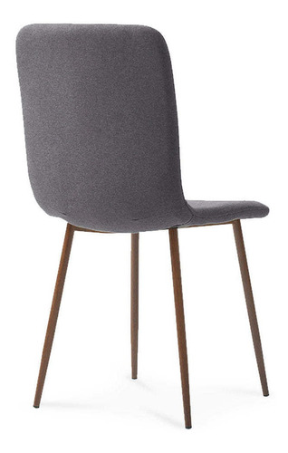 Juego De 4 Sillas Inoha Gris Këssa Muebles