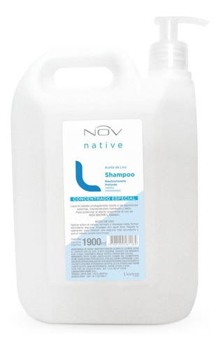 Shampoo Aceite De Lino 1900ml Nov Native