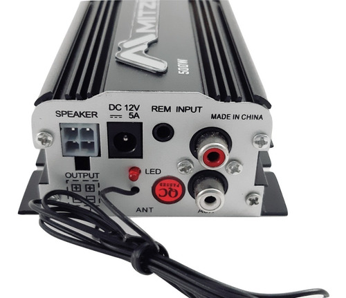 Imagen 3 de 7 de Amplificador Bluetooth Usb Fm Control Mitzu Mit-76bt
