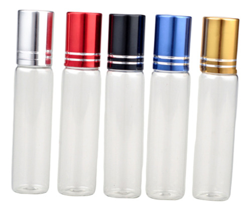 Botella De Aceite Esencial Vacía De Vidrio De 10 Ml, 5 Unida