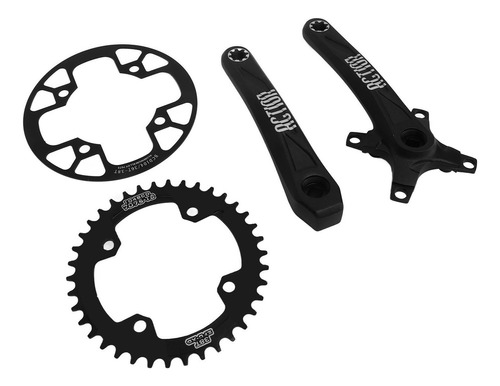 Crankset Bike De 38 T, Angosto, Ancho, 170 Mm, Brazos De Man