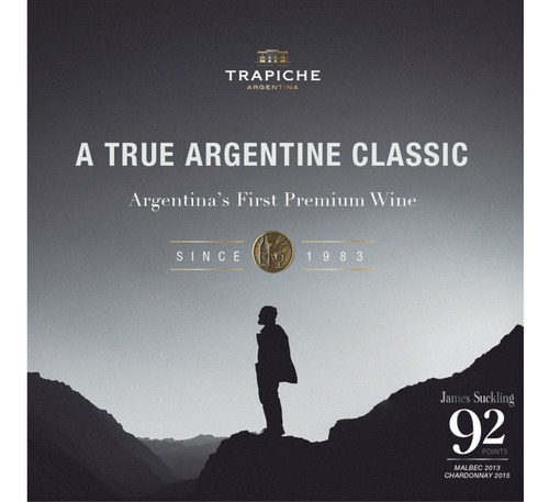 Imagen 3 de 9 de Vino Trapiche Medalla Blend Caja X6 X 750ml Bodega Trapiche