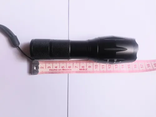 Linterna Swat De Pila Aa 3.7 Con Zoom Aluminio Recargable
