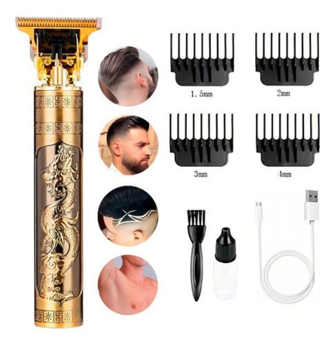 Maquina Aparador Cabelo Acabamento Cortar Barba Sem Fio