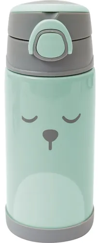 Garrafa Térmica Parede Dupla 400ml - Gumy Verde Buba