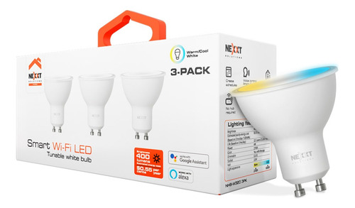 Dicroico Led Inteligente Wi-fi Nhb-w320-3pk - Nexxt