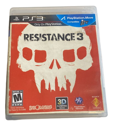 Videojuego Resistance 3 Para Ps3 Usado Juego Playstation 3 