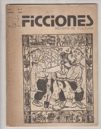 1978 Uruguay Revista Cultural Ficciones N° 2 Arte Literatura