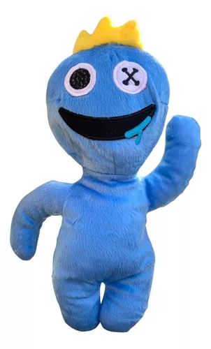 Boneco Pelucia Blue Babão Rainbow Friends Brinquedo Personagem