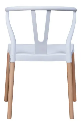 Silla Wishbone Blanca
