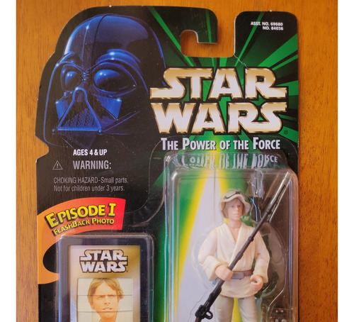 Star Wars Potf Green Card Flashback Photo, Luke Skywalker