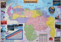 Comprar Pack 12 Afiches Educativos Del Mapa De Venezuela Ilustrado