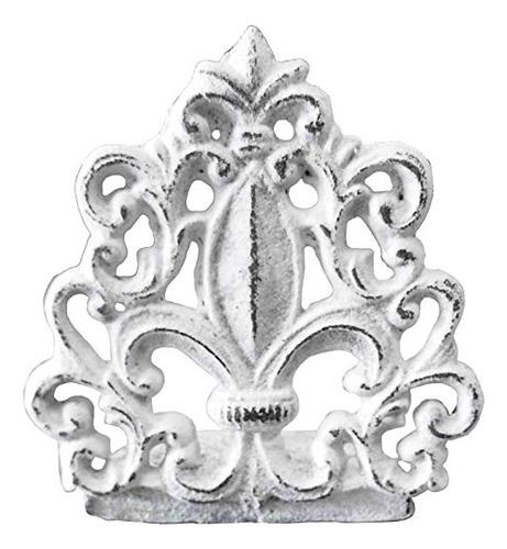 Lulu Decor Tope Puerta Hierro Fundido Fleur Lis Acabado Util