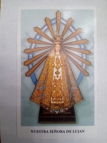 40 Estampitas Nuestra Señora De Lujan 