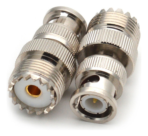 Adaptador Coaxial Bnc Macho A Uhf So239 Pl-259 Hembra Rf Bnc