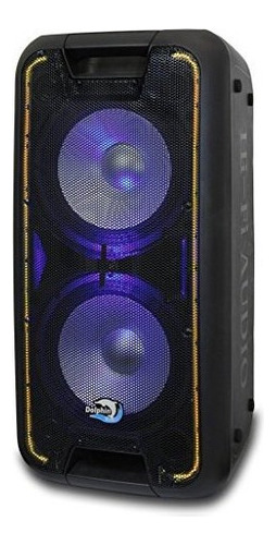 Dolphin Sp-210rbt Altavoz De Fiesta Recargable De 10  Con Lu