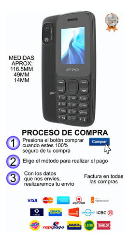 Imagen 9 de 10 de Celular Con Botones Ideal Para Mayores Liberado