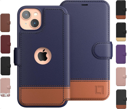 Lupa Legacy Funda Tipo Cartera iPhone 14 Mujeres Y Hombres,