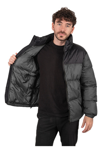 Chaqueta Hombre Combinada Casual Nueva Con Capucha Temporada Invierno