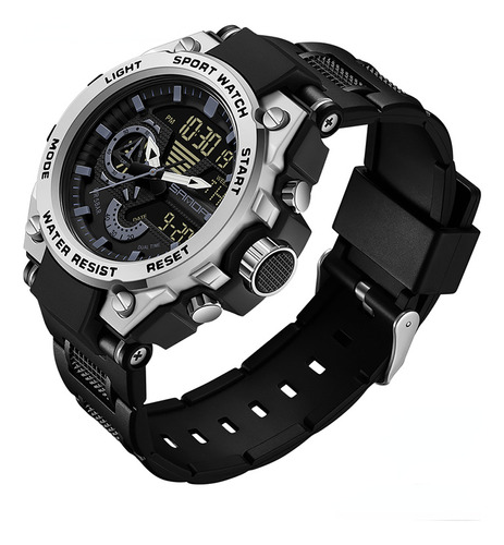 Reloj Despertador Luminoso Multifunción Para Hombre Sanda 33