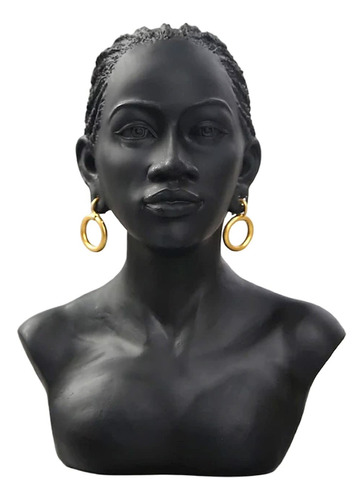 Estatuas De Busto De Mujer Africana Negra, Decoracin Moderna