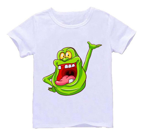 Remera Blanca Niños Cazafantasmas R1