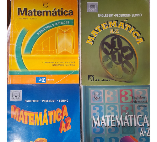Matemática 1, 2, 3 Y Funciones Y Matrices Az Serie Plata 