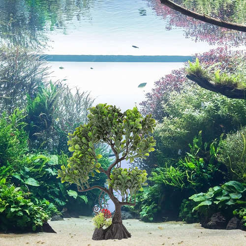Árbol Grande Simulado, Decoración De Pecera, Modelo De Árbol