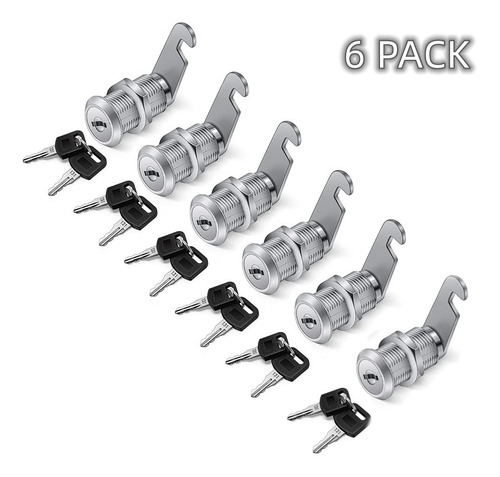 Cerradura De 6 Piezas Para Cajones De Armario, 16 Mm A 30 Mm