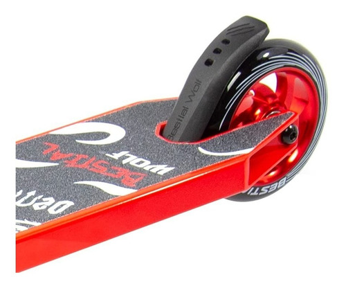 Imagen 8 de 8 de Scooter Pro Bestial Wolf Demon D6 ¡freestyle! Negro Y Rojo