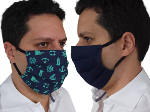 Máscara De Tecido Reutilizável Para Proteção Respiratória - R$ 24,99