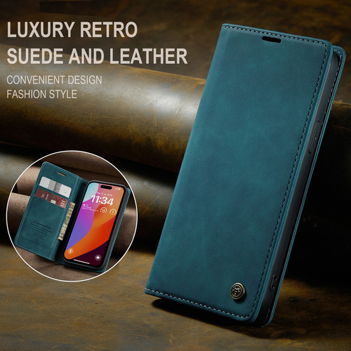 Funda De Cuero Tipo Billetera Con Ranura For Tarjetas For Samsung A06