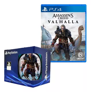 Assassins Creed Valhalla Playstation 4 Y Taza
