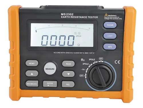 Pm2302 Medidor De Resistencia Digital Probador De Tierra Tie