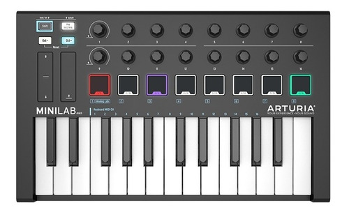 Arturia Minilab Mkii Black Edition Controlador Midi Usb Pads