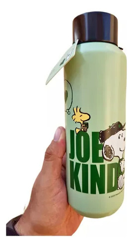 Termo Botella Starbucks X Snoopy Peanuts Verde Claro 473 Ml