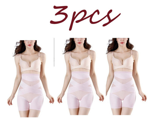 Pack De 3 Pantalones Moldeadores De Cintura Alta