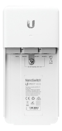 Switch Poe 24v De Paso Para Exterior 4 Puertos Gigabit N-sw