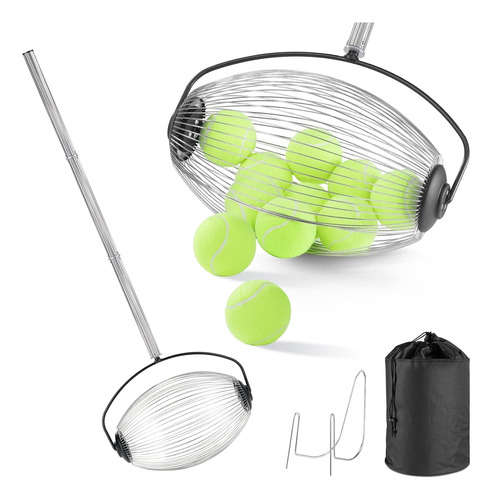 Recolector De Pelotas De Pickleball Yangbaga Ajustable Metal