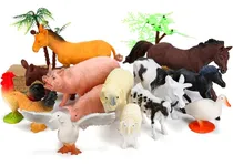 Comprar Valija De Animales De La Granja X8 En Set Con Accesorios