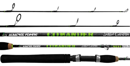 Vara P Molinete Comander Viii S561 1,68m 20-40lb 1p Albatroz Cor Preto