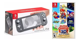 Nintendo Switch Lite Gris Mas Super Mario 3d All Stars Nuevo