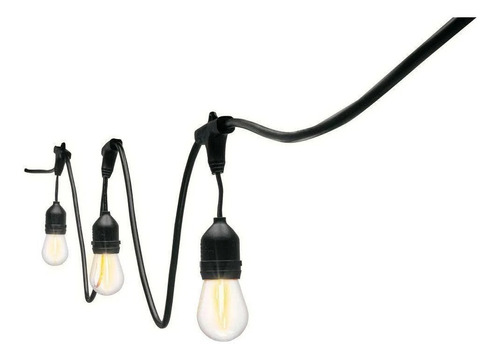 Luces Bombillas Foco Vintage 3w 10mt + Empalme D Continuidad