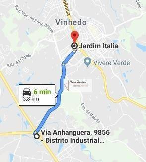 Terreno À Venda, 1080 M² Por R$ 1.800.000 - Jardim Itália - Vinhedo/sp - Te0524