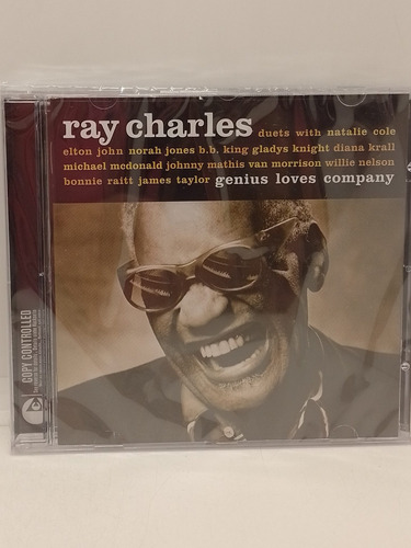 Ray Charles Genius Loves Company Cd Nuevo 