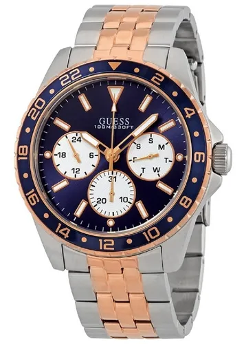 Reloj Guess Acero Caballero W1107g3 Original