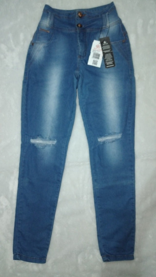 calça jeans com enchimento removivel