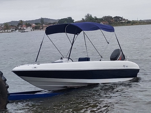 Lancha 16 Pés Rs 160 Com Motor Mercury 50 Hp 2t Elo 0km