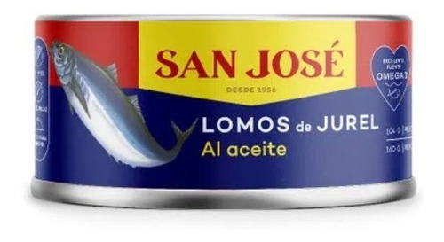 Imagen 1 de 1 de Jurel Lomo En Aceite San Jose 6x170