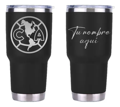 comprar Termo Club Águilas America 30oz Personalizado Grabado Laser